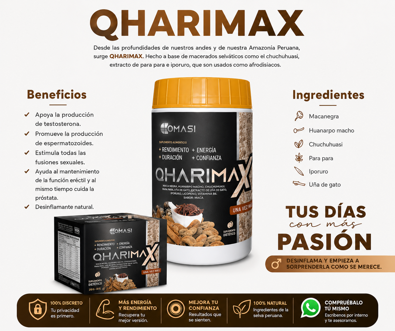 QHARIMAX – Energía y Rendimiento Natural