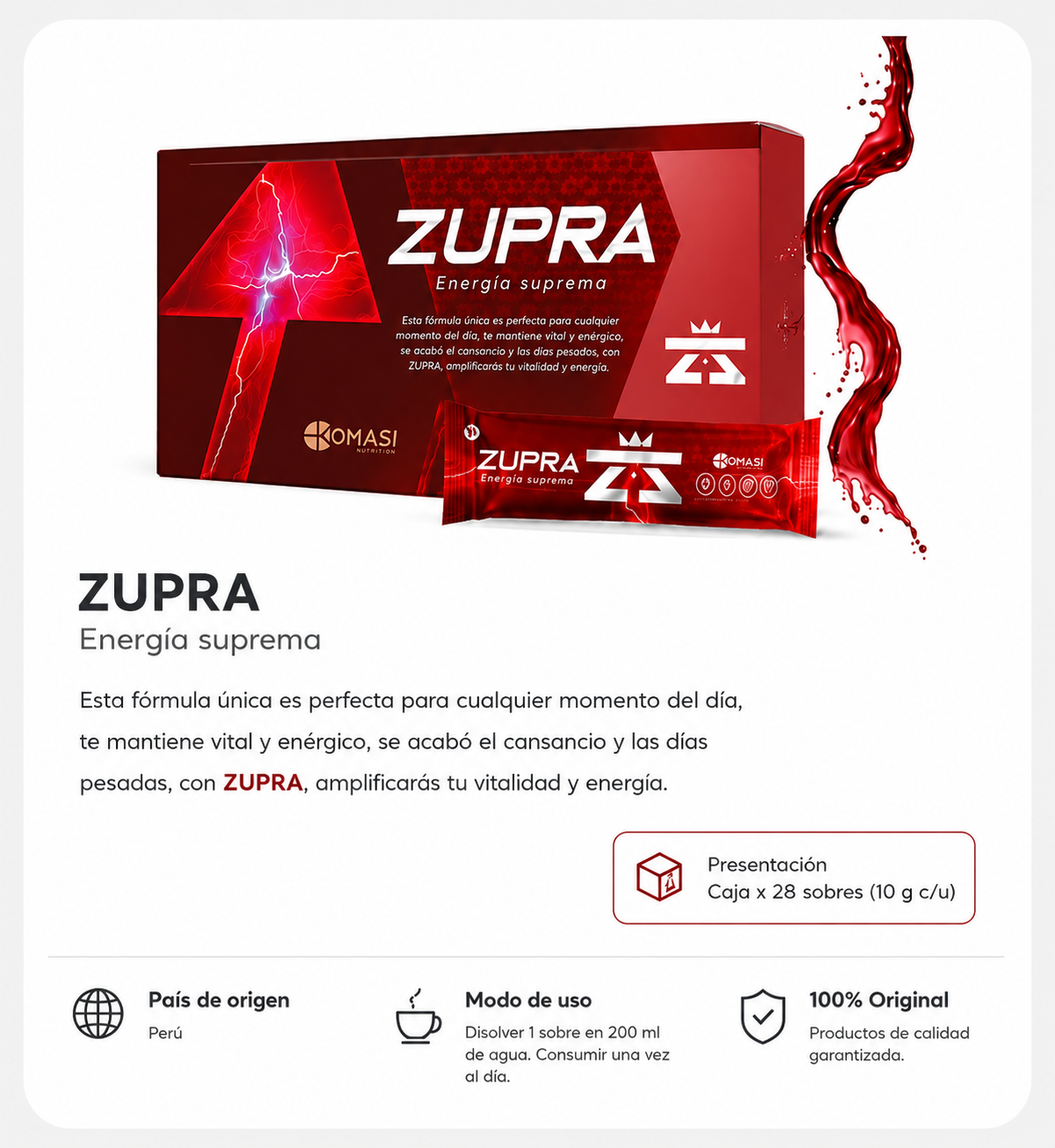 ZUPRA – Energía Suprema